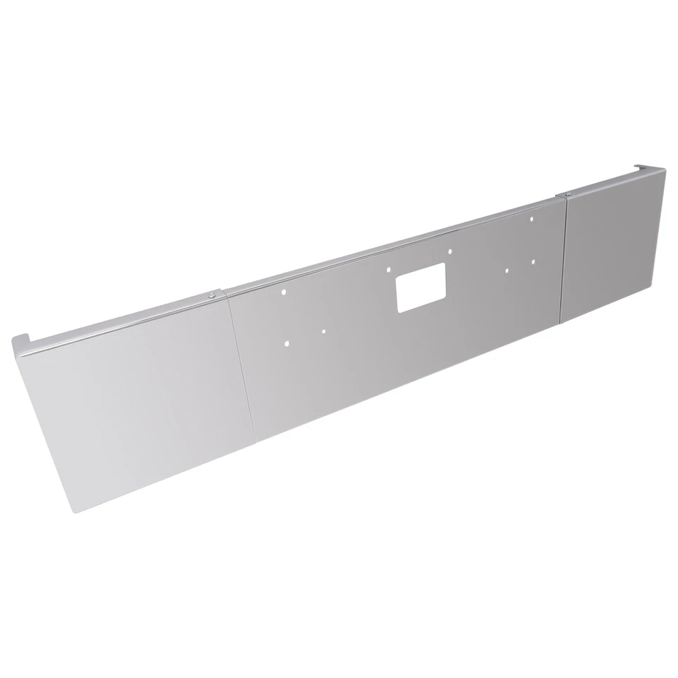 Conjunto de parachoques delantero cromado para Peterbilt 357 379 378 1984-2013 con orificio de remolque Foto 2 de 4