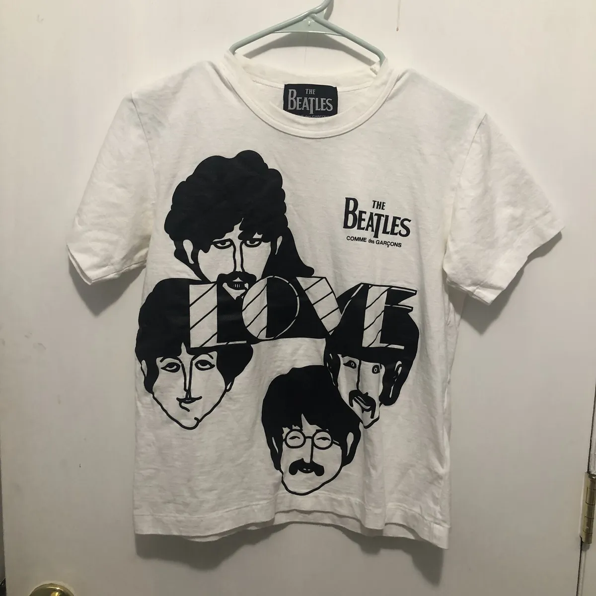Comme Des Garcons CDG The Beatles Love T-shirt Womens SZ Small | eBay