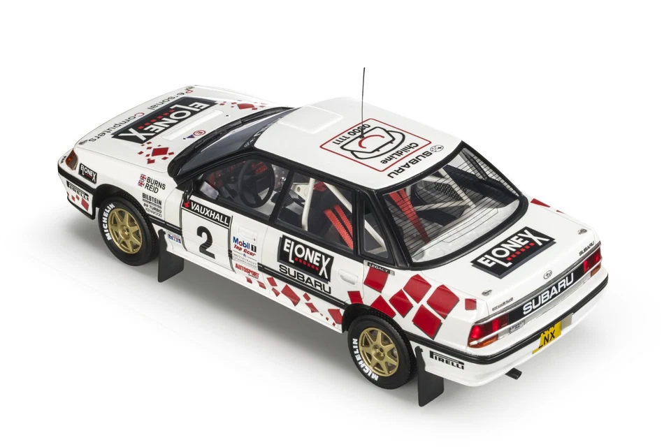 1:18 Top Marques TOP118C Richard Burns Subaru Legacy Inglese Rally Champion - Immagine 2 di 3
