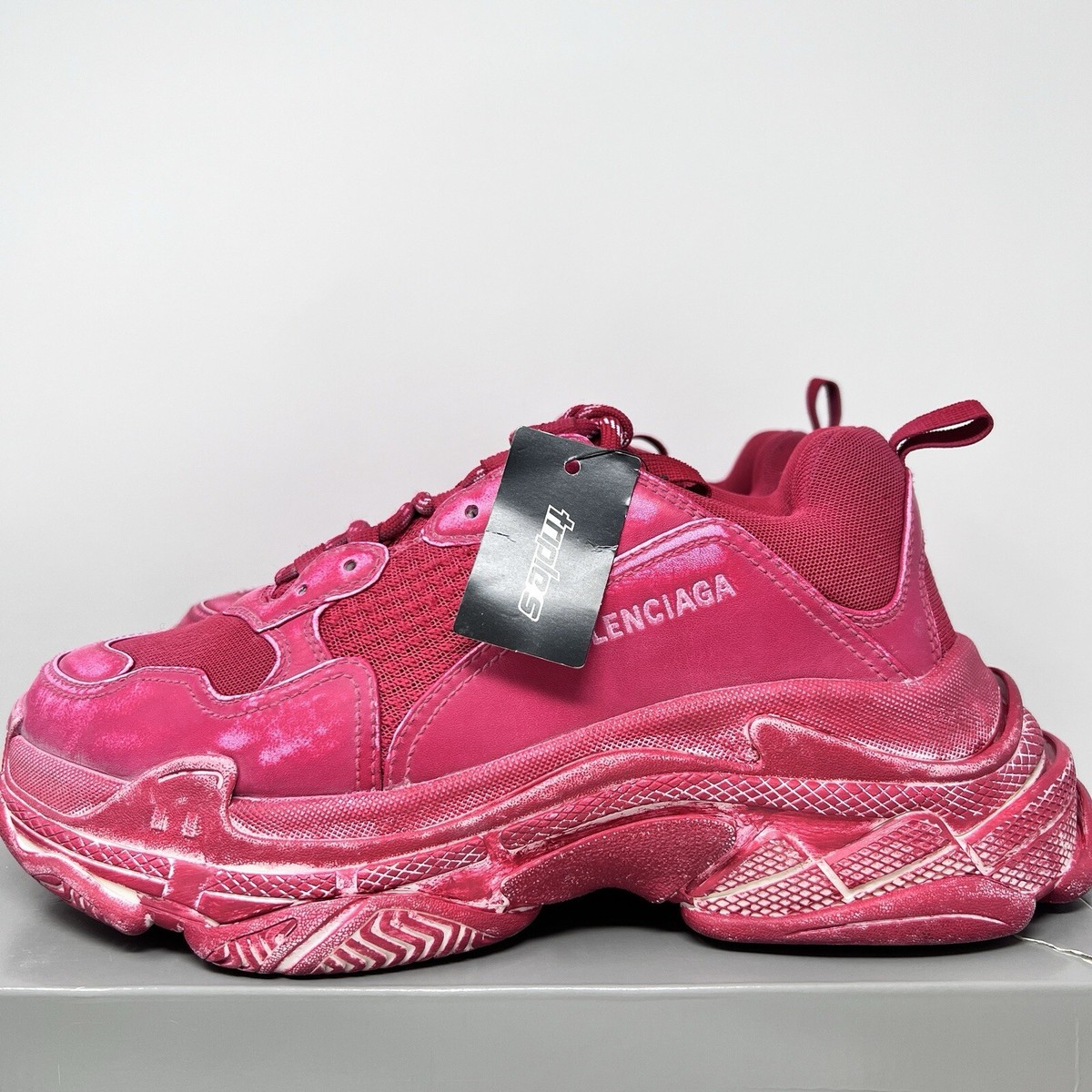 Size 9 - Balenciaga Triple S Sneaker Dark Red for sale