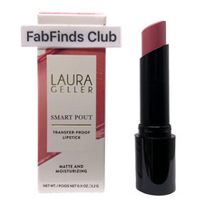 Laura Geller Smart Pout Transfer-Proof Lipstick Wise/Light Pink Matte