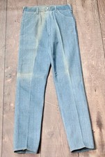 Men's VTG 1960s NOS Brushed Cotton Wrangler Jeans Sz 28.5x32 60s Pants