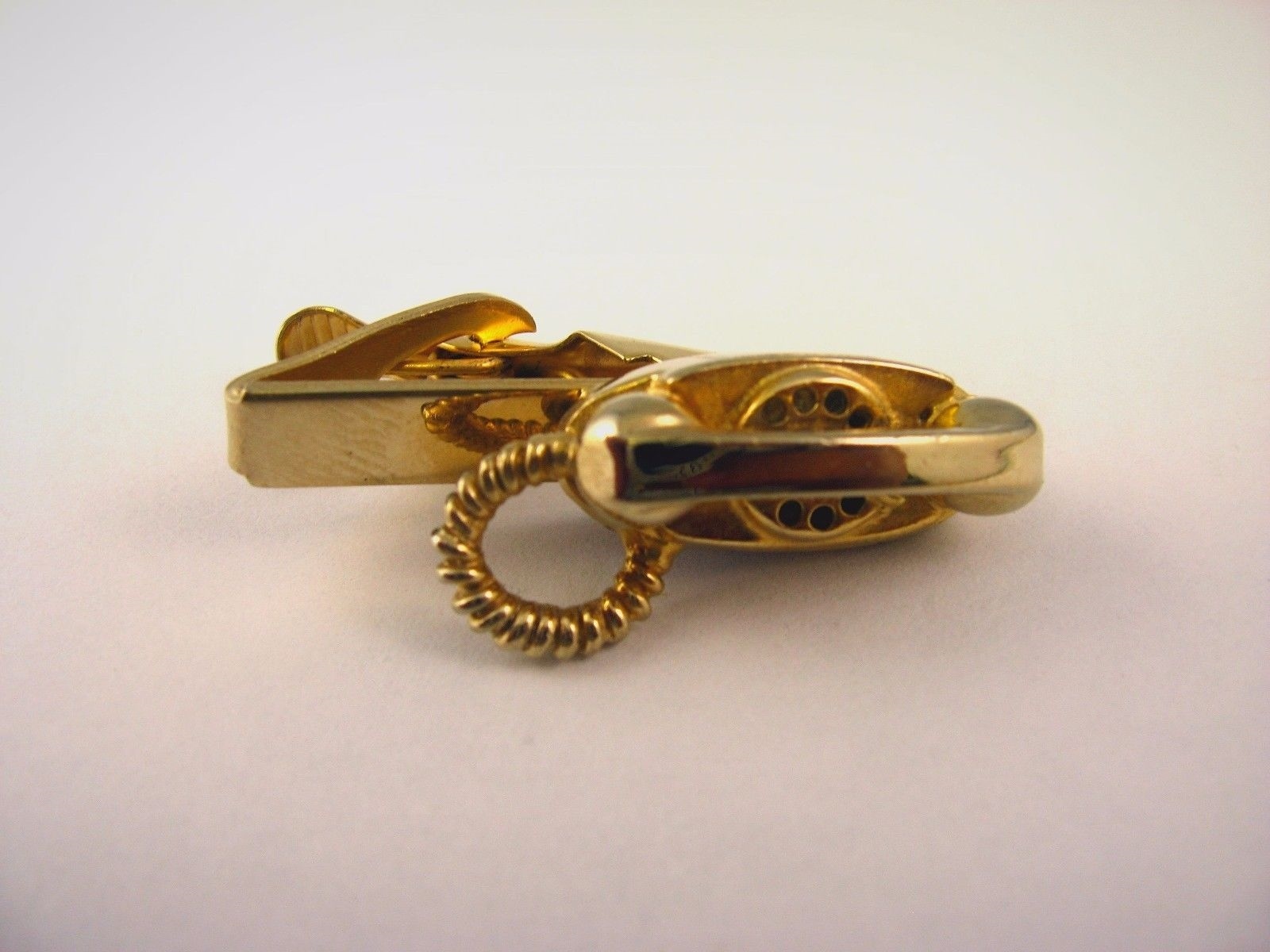 Barrette De Cravate Vintage Washington DC Capitol - Finition Or - Occasion