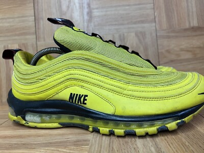 RARE🔥 Size 10.5 Nike Air Max 97 Bright Citron Yellow Black