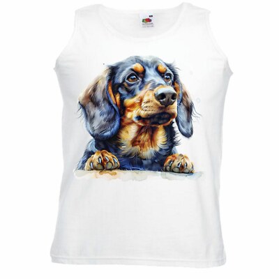 Tank Top Dackel Dachshund Teckel Jagdhund Jagt Dackelwelpe Dackelschule D 402873