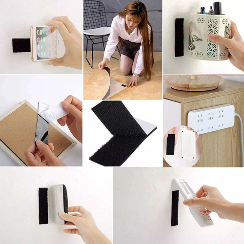 5-50Stück Klettband selbstklebend Extra Stark Klettverschluss Doppelseitig Breit - Bild 7 von 19