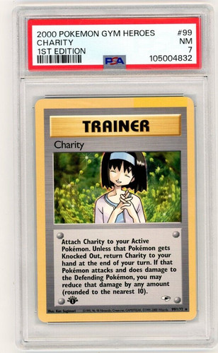 Charity (1st Edition) graded PSA 7 for sale on eBay