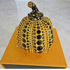 Yayoi Kusama object pumpkin Yellow Japan Artist Sculpture Authentic