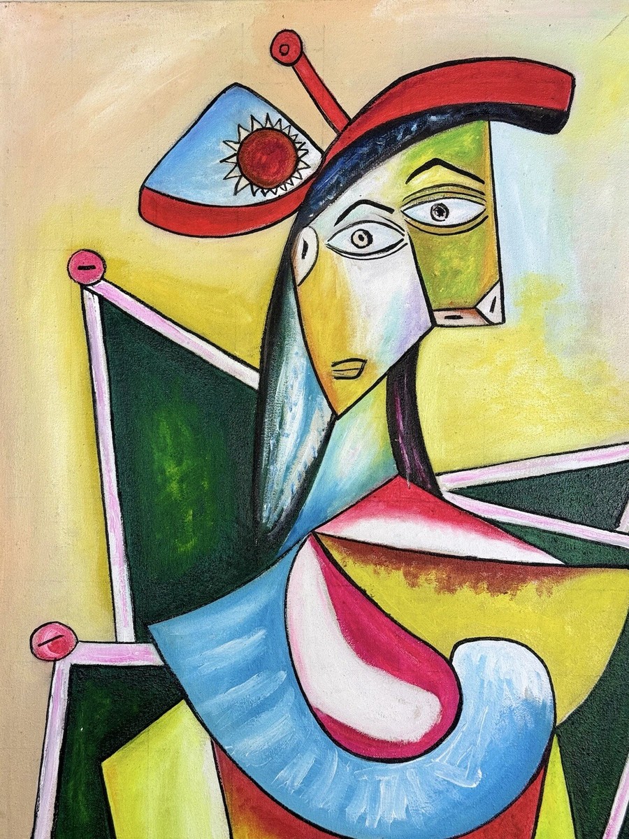 Pablo Picasso (HANDMADE) Oil On Canvas painting, signed