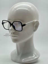 CHANEL CH3473 Transparent Eyeglasses Black Acetate Frame with Clear Demo Lense