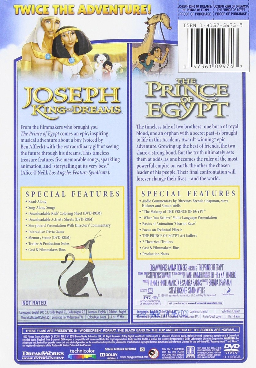Prince of Egypt & Joseph: King of Dreams (Double Feature