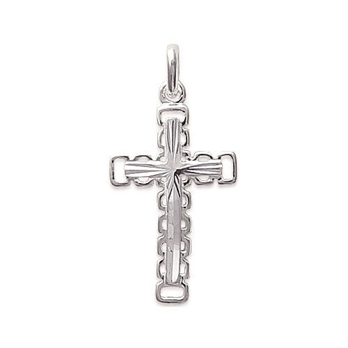 Pendentif Croix En Argent Massif 925/1000 - Garanti - Marque Petugons - Neuf Avec étiquettes