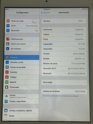 Apple iPad mini 1st Generation. 16GB Wi-Fi only 7.9 in - White MD531LL/A A319