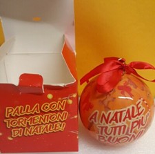 PALLA CON TORMENTONI DI NATALE CONAD BRANDANI A NATALE TUTTI PALLINA DECORATIVA