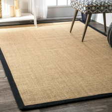 Natural jute Rug border with the combination ...