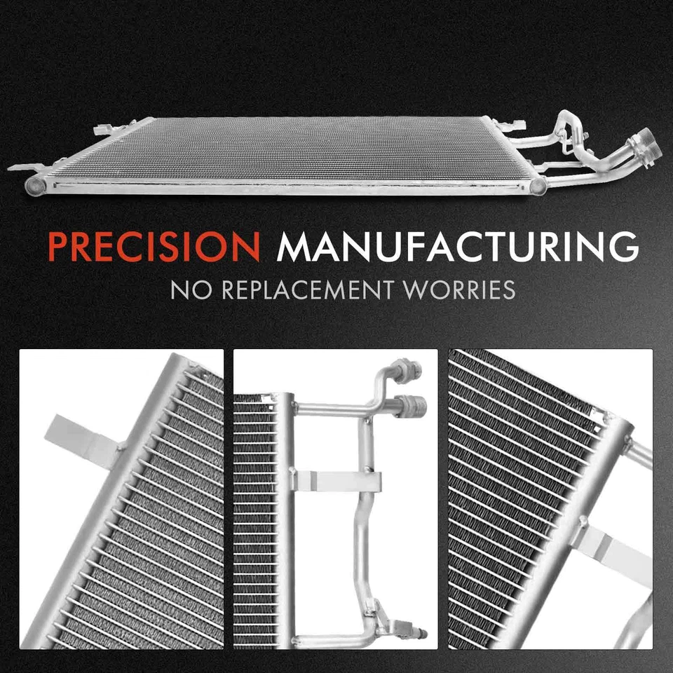 Nuevo kit de refrigeración de radiador y condensador de CA para Audi A6 A6 Quattro 1998-2001 V6 2,8 L Foto 4 de 4