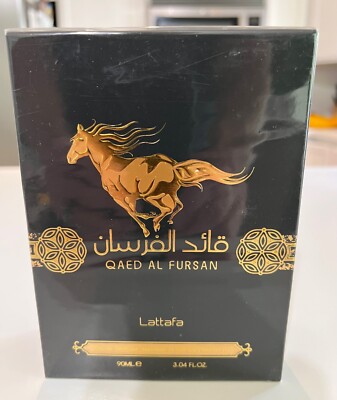 Qaed Al Fursan  By Lattafa (Black Box)3.04 Oz EDP Unisex New in SEALED Box