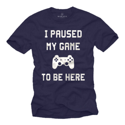 Gamer T-Shirt lustig Nerd Geschenk PS4 Nintendo xbox Kinder Jungen Männer Herren