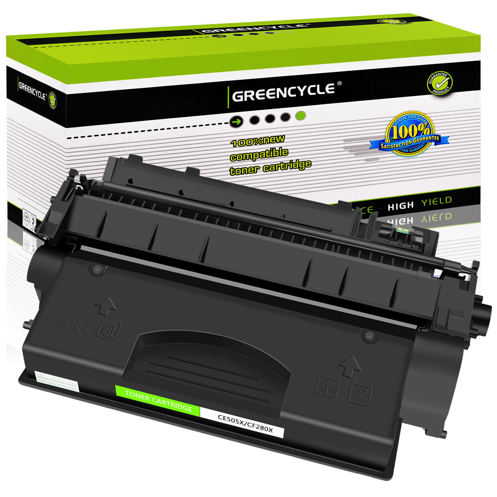 1PK CE505X 05X Black Toner for HP LaserJet P2050 P2055 Printers