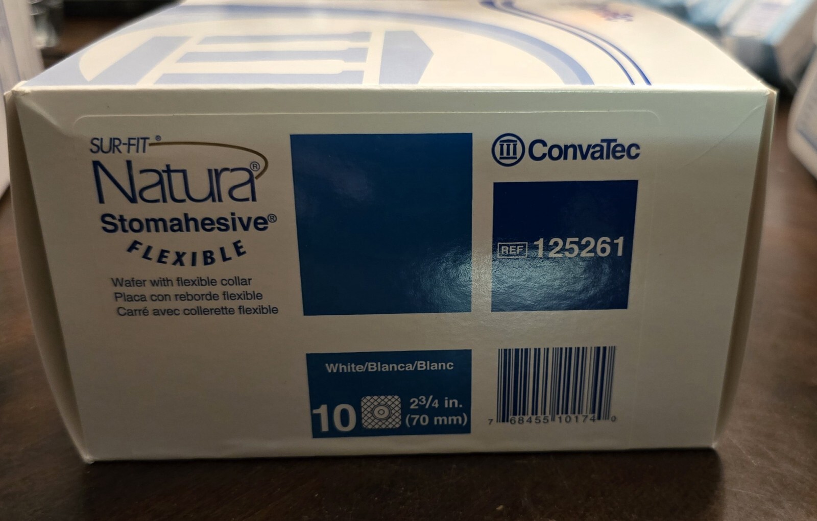 ConvaTec Stomahesive Flexible wafers 70mm Natura SurFit. Box/10 Ref