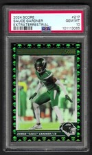 Ahmad Sauce Gardner #217 [Extraterrestrial] 2024 Panini Score PSA 10
