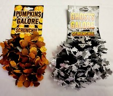 Halloween Scrunchie- Choice Of Pumpkins Or Ghosts Galore