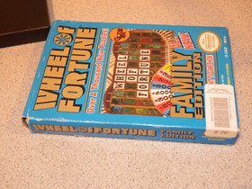 Wheel Of Fortune: Family Edition NES Nintendo Game Original BOX Complete CIB 