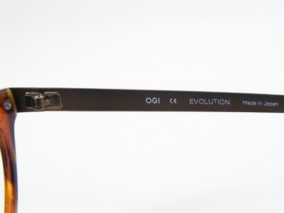 OGI 9224/2113 Eyeglasses Eye Glasses Frames Evolution Japan 52-18-135 OGI EVOLUTION 9224 2113 Caramel Latte /Cocoa EYEGLASSES  main image 2