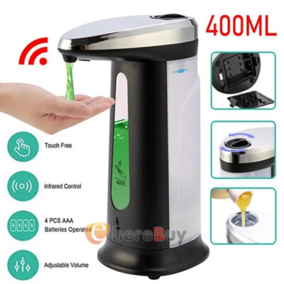Automatic Soap Dispenser, Touchless Hand Liquid Soap Dispenser IR Infrared 400ML