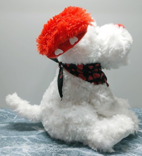 Cachorro de perro de San Valentín de 10" canta ""Grito", baila, orejas colgajos. Probado - funciona. Nuevo sin etiquetas - Imagen 5 de 9