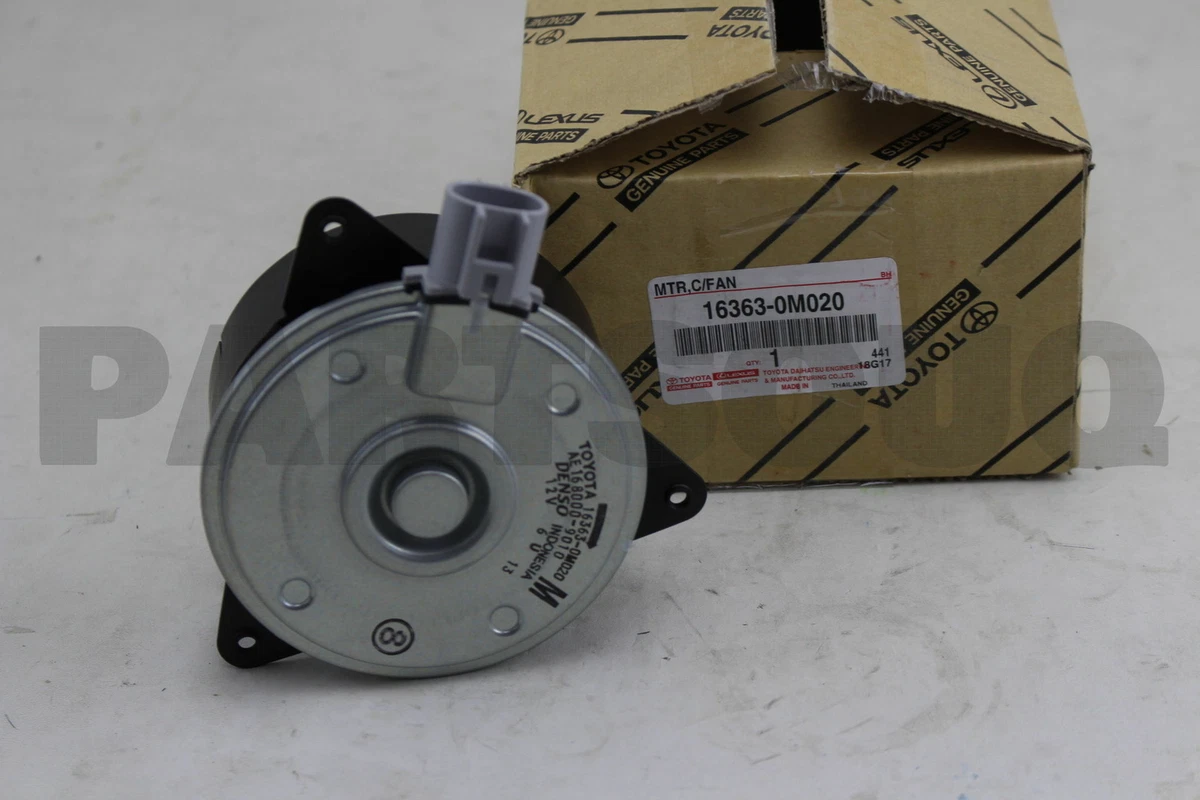 163630M020 Genuine Toyota MOTOR, COOLING FAN 16363-0M020 | eBay