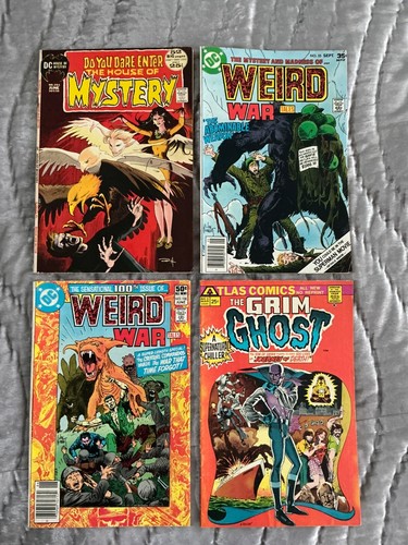 BRONZE AGE HORROR COMIC LOT 4 BOOKS