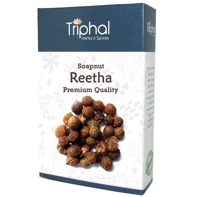 TRIPHAL Reetha or Ritha or Soapnut  100% Natural and Pure  Hair Care Essential