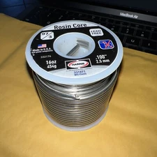 Genuine Harris Rosin Core 331871 WS15404 HARRIS Solder Wire: 2.5 mm x 1 lb, 97/3