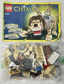 LEGO Legends Of Chima - Lion Legend Beast (70123) 100% Complete