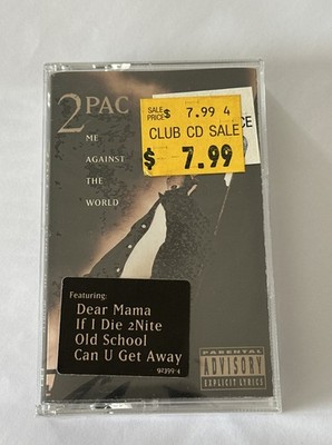 2pac Me Against The World 1995 Original Sealed Cassette Tape Album Tupac Shakur