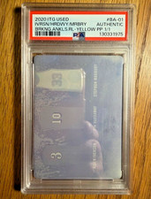 2020 Leaf Iverson Hardaway Marbury 1/1 Printing Plate PSA