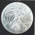 2020 American Silver Eagle 1 Troy Oz. .999 Fine One Dollar AE240