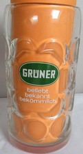 Ma&szlig;krug Gr&uuml;ner Brauerei F&uuml;rth/Bayern 1L Glaskrug