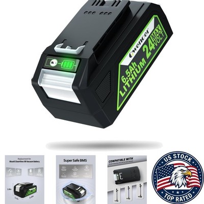 Power Up Your Bissell Cleanview Vacuums: 6.5Ah 24V Battery with Safety Features