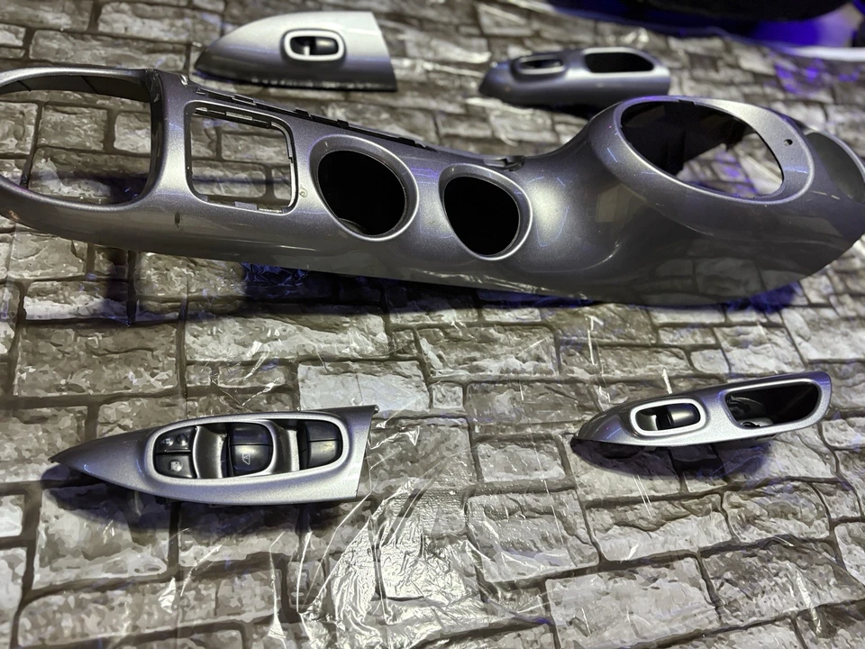 Nissan Juke 2011-2017 consola central interruptor de ventana juego de molduras OEM 11-17 Foto 2 de 4