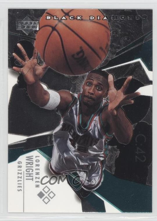 2003-04 Upper Deck Black Diamond Single Diamond Lorenzen Wright #82 0k4