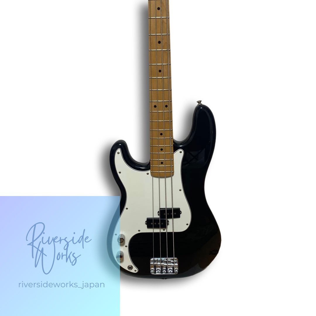 Fender Mexico Precision Bass Black Lefty