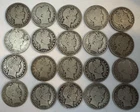 (20) Barber Half Dollars ++++++++++++++ 90% Silver Half Dollar Lot $10.00 FACE