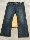 Seven7 Jeans Mens 38x32 Blue Slim Straight Fit dark Wash Premium Denim — photo 1