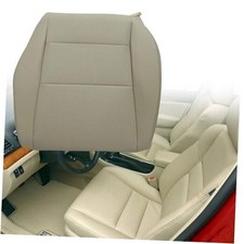 Driver Side Replacement Leather Bottom Perforated Tan Seat Cover Compatible