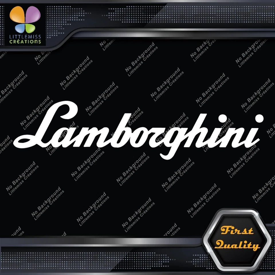 Compatible Lamborghini Cars Luxury Name Simple Lambo Vinyl Decals Stickers - Изображение 2 из 4