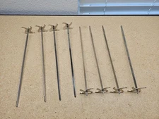 Full Set of 8 Ronco Showtime Rotisserie 4000 5000 Kabob Spit Rods 11" Skewers J5