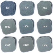 27-Piece Soft Touch Sanding Sponge Pads 2x2 Grit 320 to 3500
