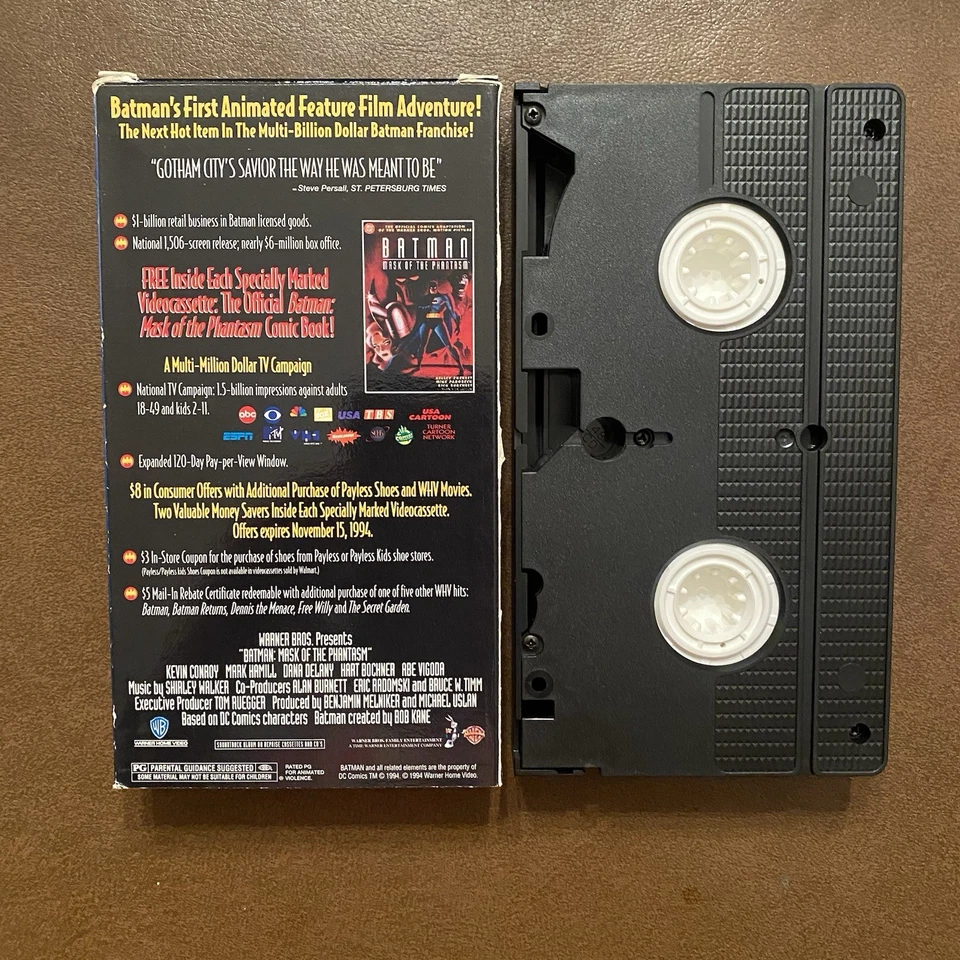Batman Mask of the Phantasm VHS 1994 Screener Promo Tape - Image 3 of 4